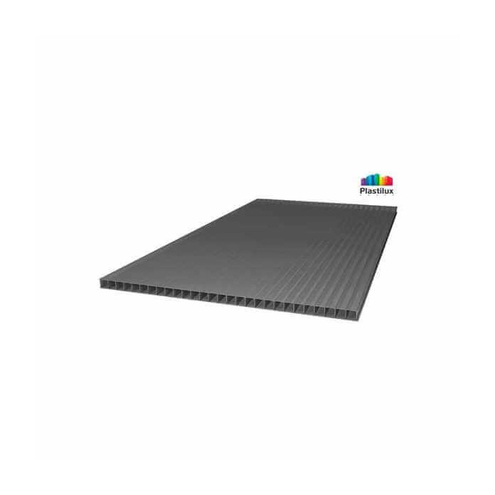 Сотовый поликарбонат 4 мм POLYNEX серый 2100х6000 мм
